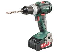 Metabo - Perceuse-visseuse sans fil 18 V, 2 batteries 4,0 Ah Li-Power, chargeur 602325500