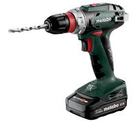 Metabo Perceuse-visseuse sans fil BS 18 Quick 18 V – 2x 2,0 Ah Li‑HD Li‑Power, chargeur