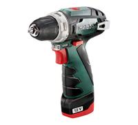 Metabo Perceuse-visseuse sans fil PowerMaxx BS Basic, 12V/2x2,0Ah - 600984500