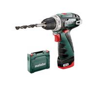 Metabo Perceuse-visseuse sans fil PowerMaxx BS Basic, 12V/2x2,0Ah - 600984500