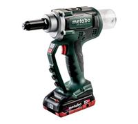 Metabo Pistolet à riveter sans fil NP 18 LTX BL 5.0 metabo, MetaLoc, 18V 2x4Ah LiHD + ASC 55 Quantité:1