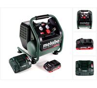 Metabo Power 160-5 18 LTX BL OF compresseur sans fil 18 V 8,0 bar sans brosse + 1x accu LiHD 4,0 Ah + chargeur