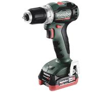 metabo PowerMaxx BS 12 BL 601044800 Perceuse-visseuse sans fil (12 V 2 x 4 Ah, chargeur LiHD ASC 55- metaBOX 118, avec lumière de travail LED)