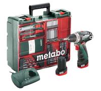 Metabo PowerMaxx BS Basic Set - Perceuses/visseuses - sans fil e mandrin 10 mm - 34 N-m - 2 Batteries