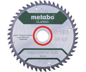 Metabo PrecisionCutClassic 190x30 48WZ 15° /B, 628664000
