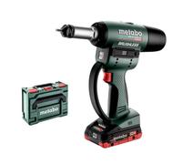 Metabo - Riveteuse sans fil 18V, 2 batteries 4,0 Ah LiHD, chargeur 601788800
