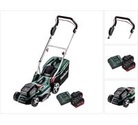 Metabo RM 36-18 LTX BL 36 Tondeuse à gazon sans fil 36 V ( 2x 18 V ) LTX Brushless + 2x batterie 8,0 Ah + chargeur + chargeur de batterie