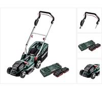 Metabo RM 36-18 LTX BL 36 Tondeuse à gazon sans fil 36 V (2x 18 V) LTX brushless + 2x Batteries 4,0 Ah + Chargeur