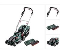 Metabo RM 36-18 LTX BL 36 Tondeuse à gazon sans fil 36 V (2x 18 V) LTX brushless + 2x Batteries rechargeable 10,0 Ah + Chargeur