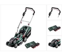 Metabo RM 36-18 LTX BL 36 Tondeuse à gazon sans fil 36 V (2x 18 V) LTX brushless + 2x Batteries rechargeable 8,0 Ah + Chargeur