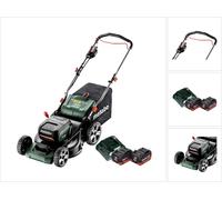 Metabo RM 36-18 LTX BL 46 Tondeuse à gazon sans fil 36 V (2x 18 V) 46 cm brushless + 2x Batteries 10,0 Ah + Chargeur