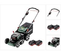 Metabo RM 36-18 LTX BL 46 Tondeuse à gazon sans fil 36 V (2x 18 V) 46 cm brushless + 2x Batteries 10,0 Ah - sans chargeur