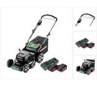 Metabo RM 36-18 LTX BL 46 Tondeuse à gazon sans fil 36 V (2x 18 V) 46 cm brushless + 2x Batteries 10,0 Ah + Chargeur double