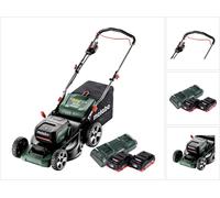 Metabo RM 36-18 LTX BL 46 Tondeuse à gazon sans fil 36 V (2x 18 V) 46 cm brushless + 2x Batteries 4,0 Ah + Chargeur double