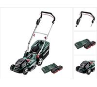 Metabo RM 36-18 LTX BL Tondeuse à gazon sans fil 36 36 V (2x 18 V) LTX brushless + 2x Batteries 5,5 Ah + Chargeur double
