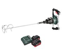 Metabo RW 18 LTX 120 Ruhrwerk sans fil 18 V 40 l Volume de mélange 2x batterie LiHD 8,0 Ah + chargeur