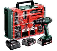 Metabo Perceuse-visseuse à percussion sans fil SB 18 2 x 2.0 Ah (602245710)
