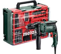 Metabo SB 650 Set Perceuse à percussion 650 W 10 Nm + 78 pcs. kit d'accessoires ( 600742710 )