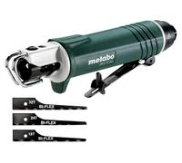Metabo Scie à carrosserie pneumatique DKS 10 Set 601560500 avec accessoires, 6,2 bar 420 l/min