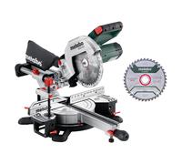 Metabo Scie à onglets KGS 216 M 613216900 – 1200 W Ø216 – Set