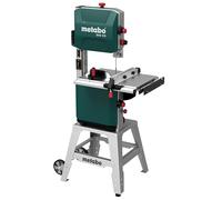 Metabo Scie à ruban BAS 318 Precision DNB - 900 W, hauteur de coupe 170 mm, 2 vitesses - Haute précision, lumière LED, réglage sans outil, pour bois et métal - Avec support et accessoires