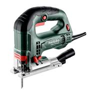 metabo Scie Sauteuse Filaire 710W STEB 100 Quick Coupe 100mm | Scie sauteuse filaire 710W avec poignée arceau. Coupe jusqu'à 100 mm dans le bois. Changement de lame Quick sans outil.