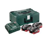 METABO Set 18 V de base 3 x LiHD 5. 5 Ah + Metaloc + Chargeur ASC 30-36