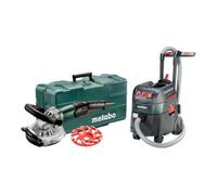 Metabo Set avec ponceuse de rénovation RSEV 19-125 RT + aspirateur tous usages ASR 35 L ACP metabo, Coffret Quantité:1