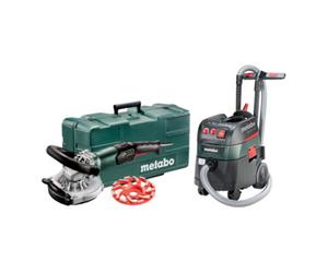 Metabo Set avec ponceuse de rénovation RSEV 19-125 RT + aspirateur tous usages ASR 35 L ACP metabo, Coffret Quantité:1