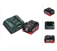 Metabo Set de base 18 V - 1x Batterie 10,0 Ah LIHD + Chargeur ASC 145 système CAS