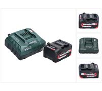 Metabo Set de base 1x Batterie Li-Power 4,0 Ah 18V CAS Li-Ion + Chargeur ASC 55 (625027000) (627044000)