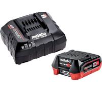 Metabo Set de base 1x bloc batterie LiHD 12 V 4,0 Ah ( 625349000 ) + chargeur ASC 55 ( 627044000 )