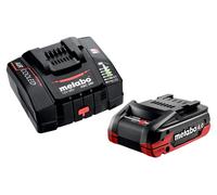 Metabo Set de base 1x bloc batterie LiHDX 18 V 4,0 Ah ( 624974000 ) + chargeur ASC 290 ( 627370000 )