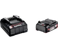 Metabo Set de base 1x pack d'accumulateurs Li-Power 18 V 2,0 Ah ( 625596000 ) + chargeur SC 36