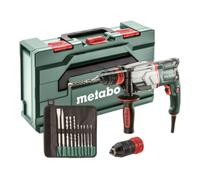 Metabo Set de marteaux multifonctions Metabo UHE 2660-2 Quick, avec jeu de forets SDS-plus/burins (10 pièces), en coffret Quantité:1
