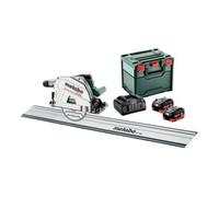 Metabo Set de scie circulaire plongeante sans fil KT 18 LTX 66 BL Set (691172810) avec rail de guidage FS 160 metaBOX 340 18V 2x8Ah LiHD + ASC 145 Quantité:1