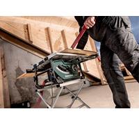 Metabo Set TS 254 M Scie circulaire de table avec support TSU + chariot coulissant TS