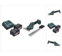 Metabo SGS 18 LTX Q Cisaille à gazon et à buissons sans fil 18 V + 2x batterie 4,0 Ah + chargeur