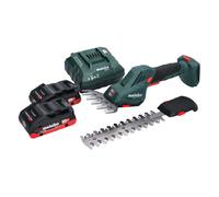 Metabo SGS 18 LTX Q Cisaille à gazon et arbustes sans fil 18 V + 2x 4,0 Ah + Chargeur