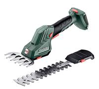 Metabo SGS 18 LTX Q Cisaille Gazon et Sculpte-Haies 18 V Solo Vert | Outil 2-en-1 léger avec lames gazon (11,5 cm) et sculpte-haies (20 cm). Système Metabo Quick sans outil. Précision optimale.