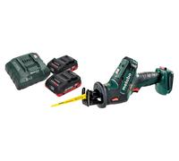 Metabo SSE 18 LTX Compact Akku Reciprosge Sbelsge 18 V 13 mm + 2x batterie LiHD 4,0 Ah + chargeur