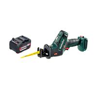 Metabo SSE 18 LTX Compact Scie sabre sans fil 18 V 13 mm + 1x batterie 4,0 Ah - sans chargeur