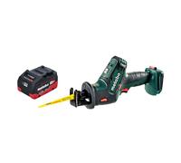 Metabo SSE 18 LTX Compact Scie sabre sans fil 18 V 13 mm + 1x batterie LiHD 5,5 Ah - sans chargeur