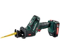 Metabo Scie sabre compacte SSE 18 LTX 18V Li-Ion (2x 2Ah) avec mallette