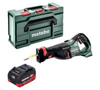 Metabo SSEP 18 LT BL Scie sabre sans fil 18 V 32 mm Brushless + 1x batterie LiHD 5,5 Ah + Metabox - sans chargeur