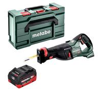 Metabo SSEP 18 LT BL Scie sabre sans fil 18 V 32 mm Brushless + 1x batterie LiHD 8,0 Ah + Metabox - sans chargeur