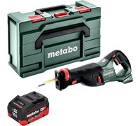 Metabo SSEP 18 LT Scie sabre sans fil 18 V 32 mm + 1x batterie LiHD 10,0 Ah + Metabox - sans chargeur