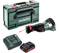 Metabo SSEP 18 LT Scie sabre sans fil 18 V 32 mm + 1x batterie LiHD 4,0 Ah + chargeur + Metabox
