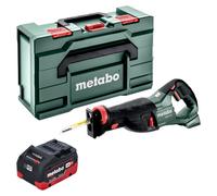 Metabo SSEP 18 LT Scie sabre sans fil 18 V 32 mm + 1x batterie LiHD 5,5 Ah + Metabox - sans chargeur
