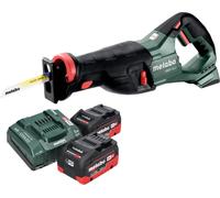 Metabo SSEP 18 LT Scie sabre sans fil 18 V 32 mm + 2x batterie LiHD 8,0 Ah + chargeur